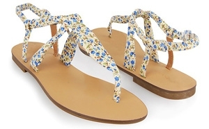 Forever21 Floral Canvas Sandals