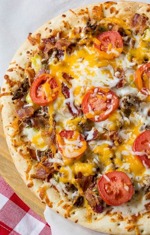 Cheeseburger Pizza