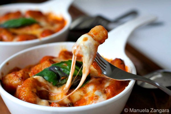 Baked Gnocchi with Cheese