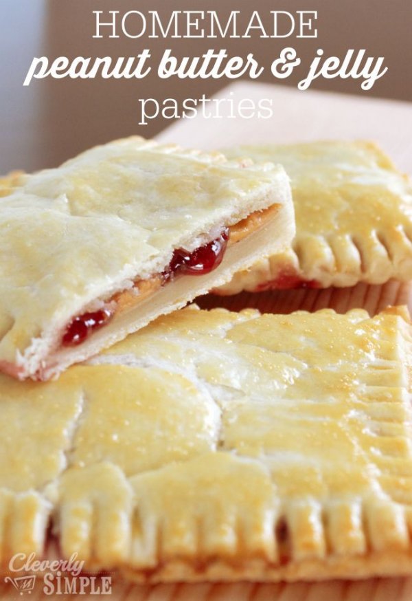 Homemade Peanut Butter and Jelly POPTARTS