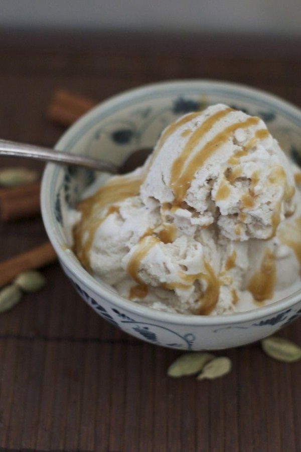 Chai Spiced Coconut Milk Ice Cream