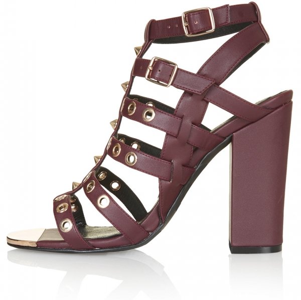 Topshop Roxy Stud High Sandals