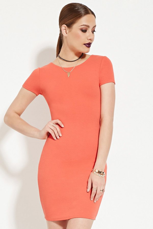 Textured Bodycon Dress