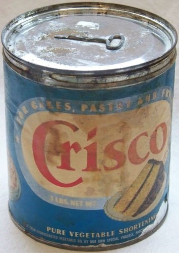 Crisco Shortening Tin