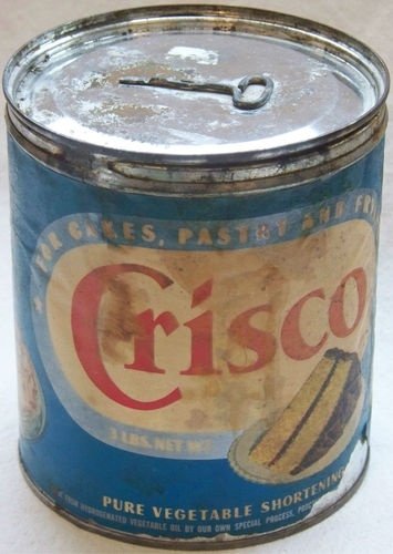 Crisco Shortening Tin