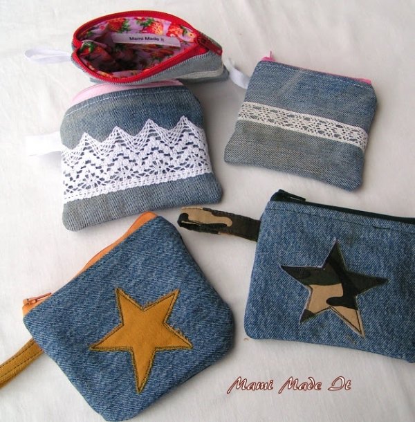 Denim Coin Purses