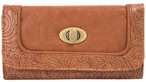 Dorothy Perkins Tan Tooled Purse