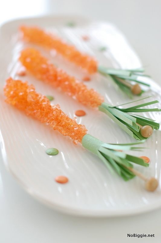 DIY Rock Candy Carrots