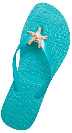 Sea Inspired Flip Flops