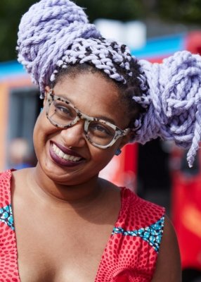 Lavender Braids and Specs