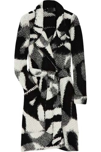 Anna Sui Abstract-Pattern Knitted Coat