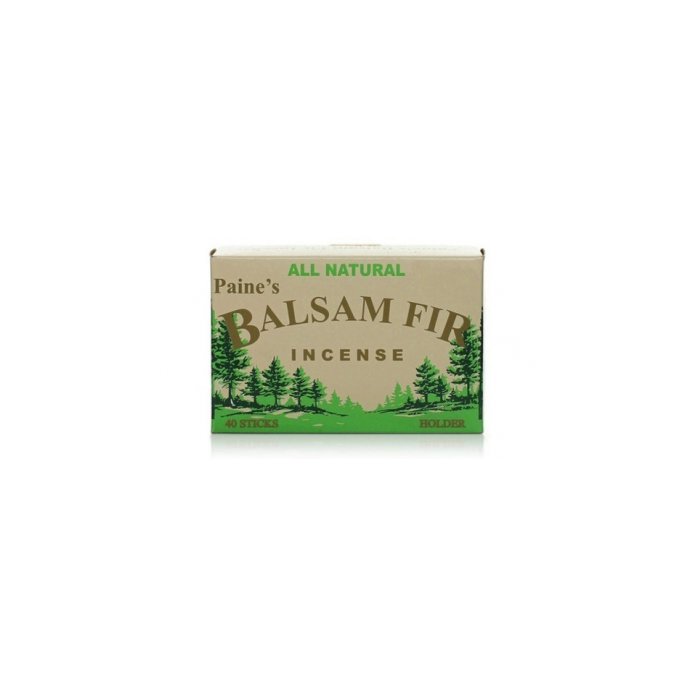 Paine's Balsam Fir Incense, 40 Balsam Sticks and Holder