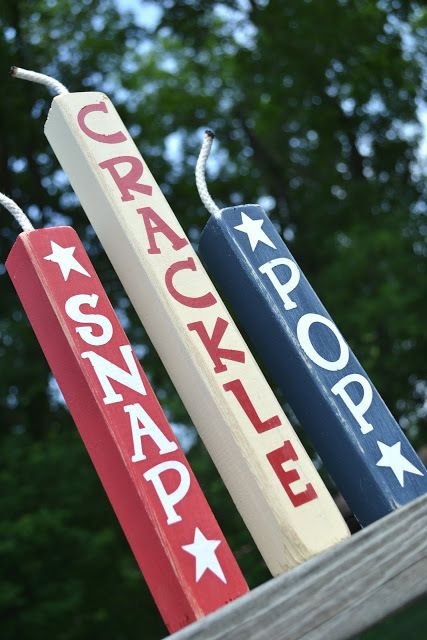 Wooden Fireworks That You Can Also Use for the 4th of July