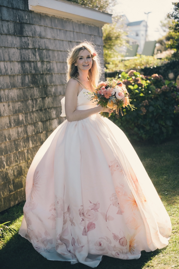 Watercolor Wedding Dress