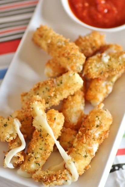 Enjoy Some Mozzarella Cheese Sticks