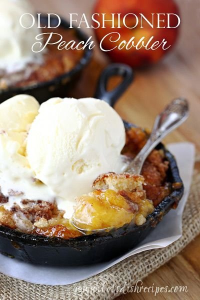 Old Fashioned Peach Cobbler