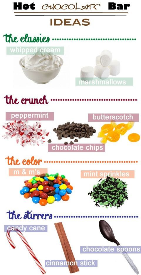 Hot Chocolate Bar Ideas