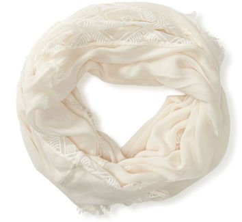 Aeropostale Mesh Panel Infinity Scarf