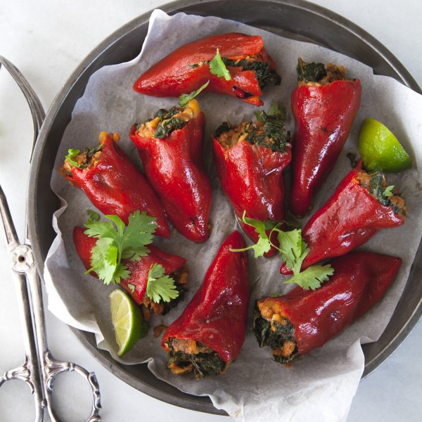 Kale and Chorizo-stuffed Piquillo Peppers – so Good!