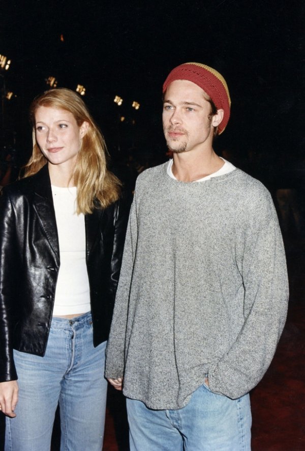 Gwyneth Paltrow and Brad Pitt