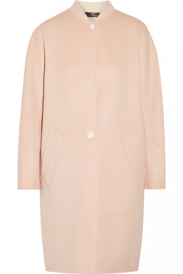 coat, beige, overcoat, peach, neck,