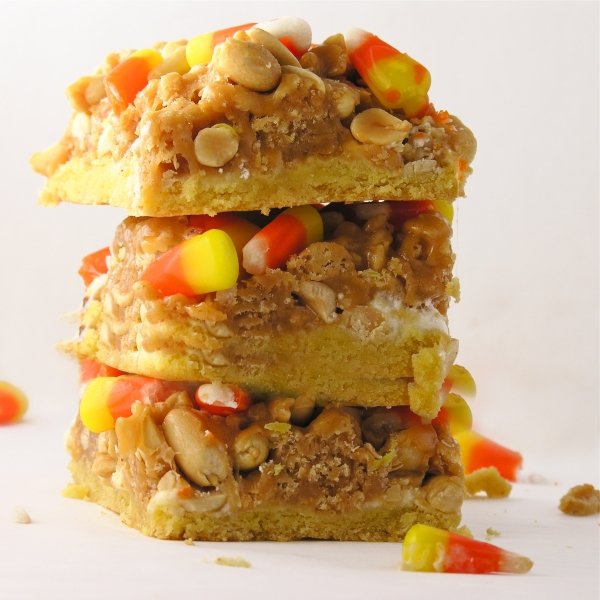 Sweet and Salty Candy Corn Bars