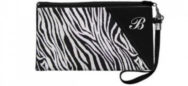 Zebra Print Wristlet