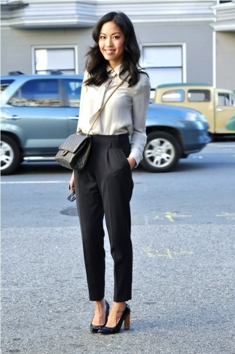 Tailored Black Trousers