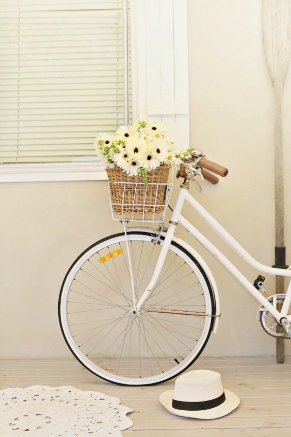 White Vintage Bike