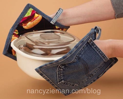 Denim Pot Holders