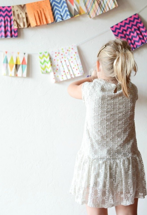 Party Napkin Garland