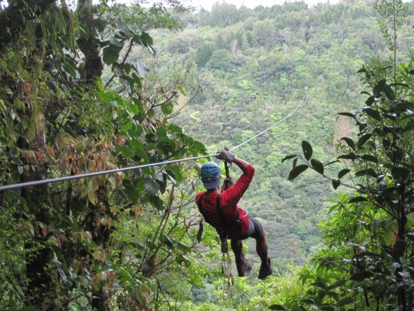 Ziplining in Costa Rica