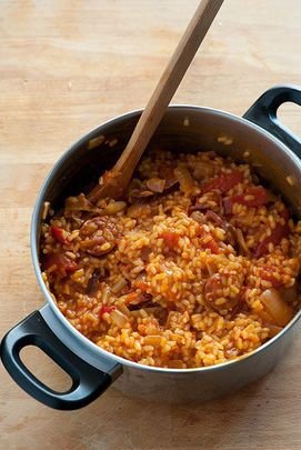 Spanish Rice with Chorizo