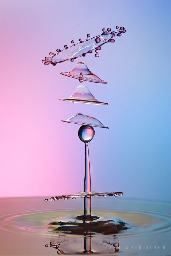 Water, Liquid, Pink, Drop, Sky,