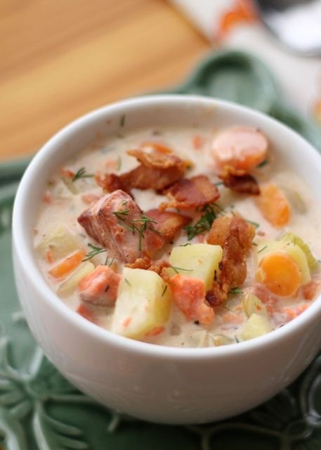 Smoked Salmon Chowder