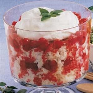 Cherry Angel Trifle