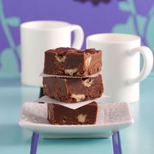 Three-Chocolate Fudge