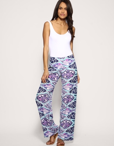 ASOS Kaleidoscope Print Wide Leg Trouser