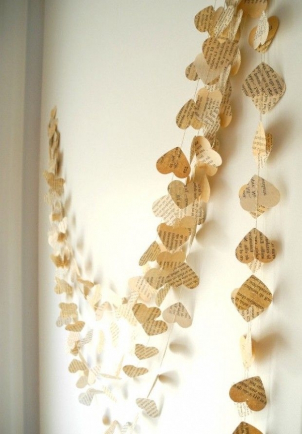 Paper Hearts Garland