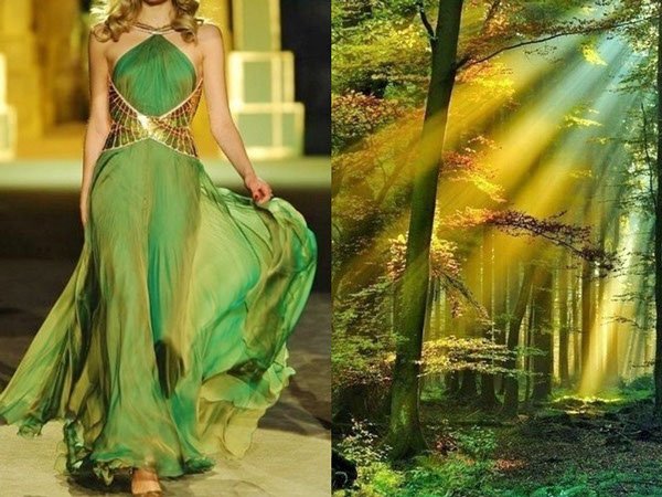 Roberto Cavalli Fall 2007 RTW and Golden Sun Rays in Schwarzwald (Black Forest of Germany)