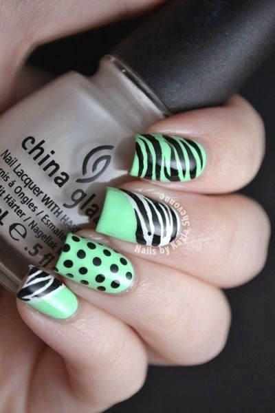 Zebra and Polka Dot