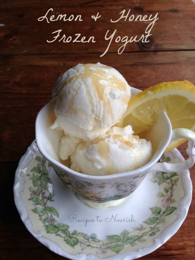 Lemon & Honey Frozen Yogurt