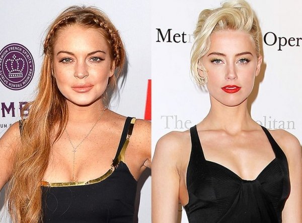 Lindsay Lohan & Amber Heard