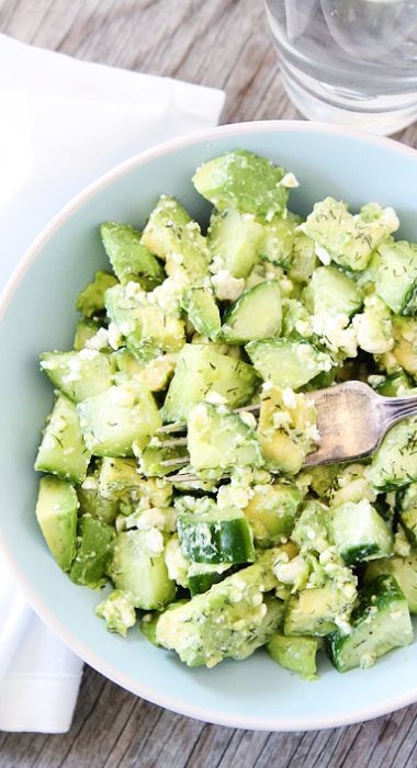 Cucumber, Avocado & Feta Salad