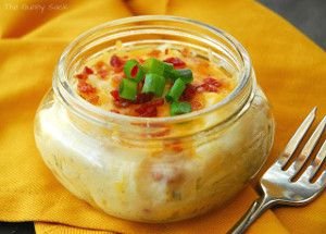 All the Flavors of a Twice Baked Potato in Single Serving Jars