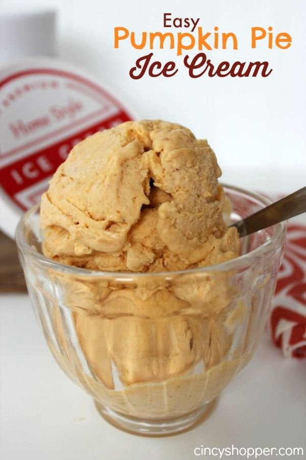 Pumpkin Pie Ice Cream