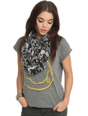 Arden Infinity Scarf - Grey - One Size / Grey