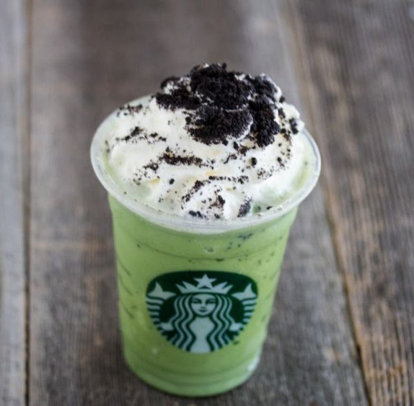 Mint Chocolate Chip Frapp