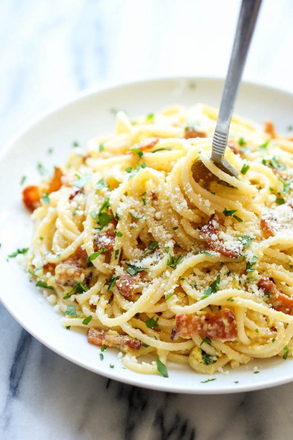 5-Ingredient Spaghetti Carbonara