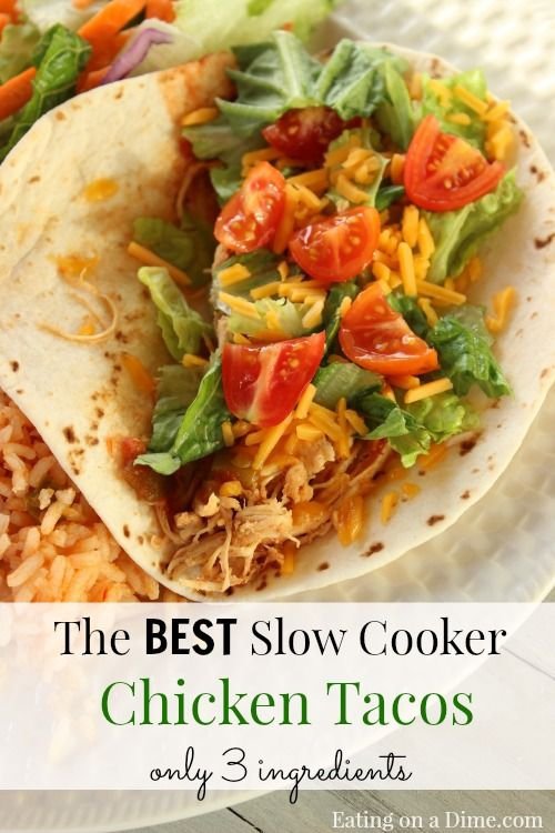 Crockpot Chicken Tacos